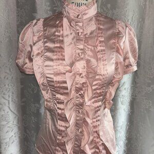 White and Pink Vintage Style Blouse Bundle